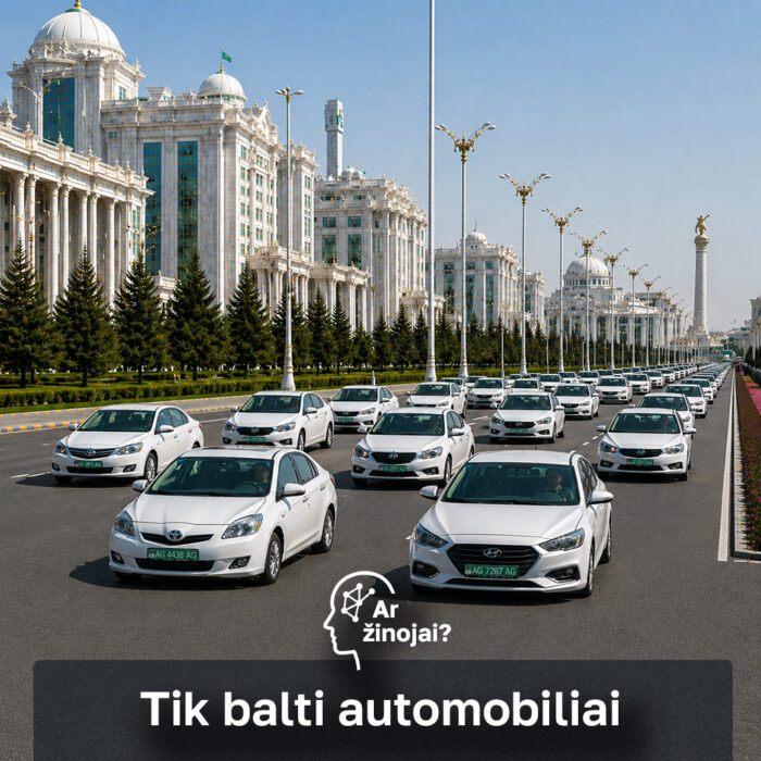 turkmenistanas draudimas balti automobiliai